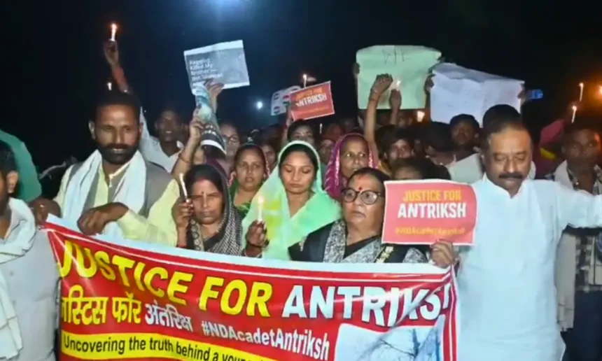 Candle march for antariksh singh