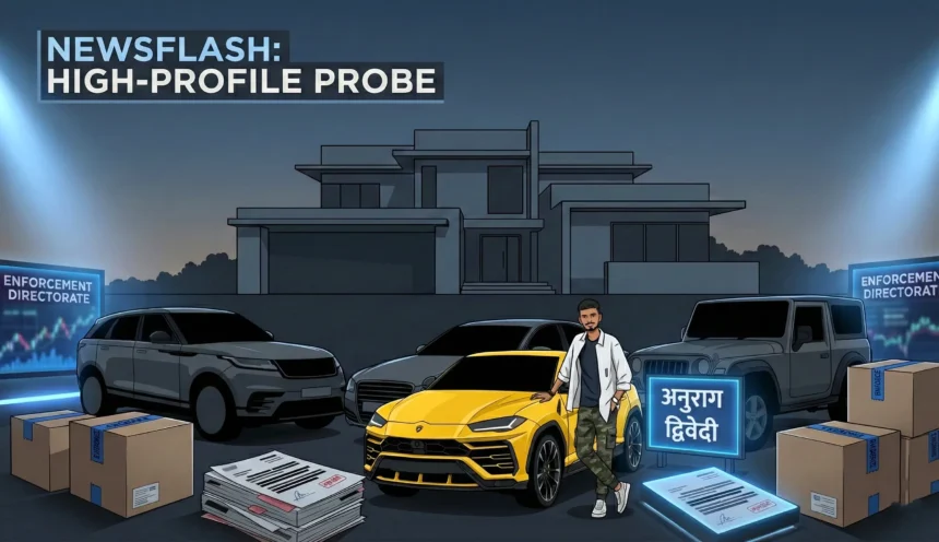 अनुराग द्विवेदी पर ED की कार्रवाई