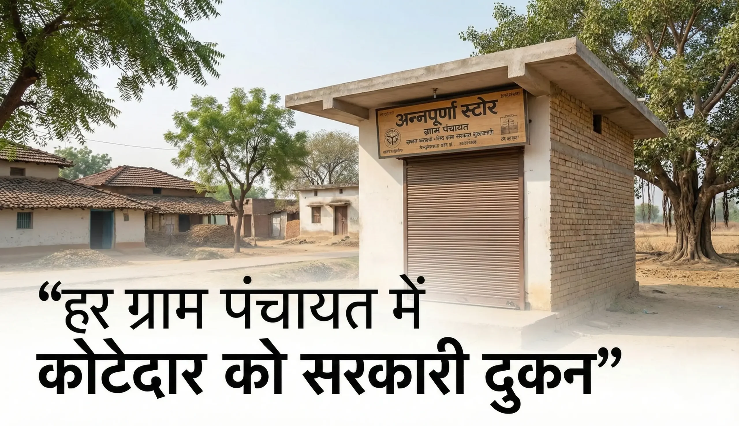 यूपी कोटेदार सरकारी दुकान