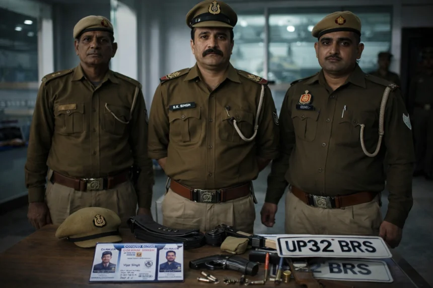 कानपुर में नकली दरोगा गिरफ्तार