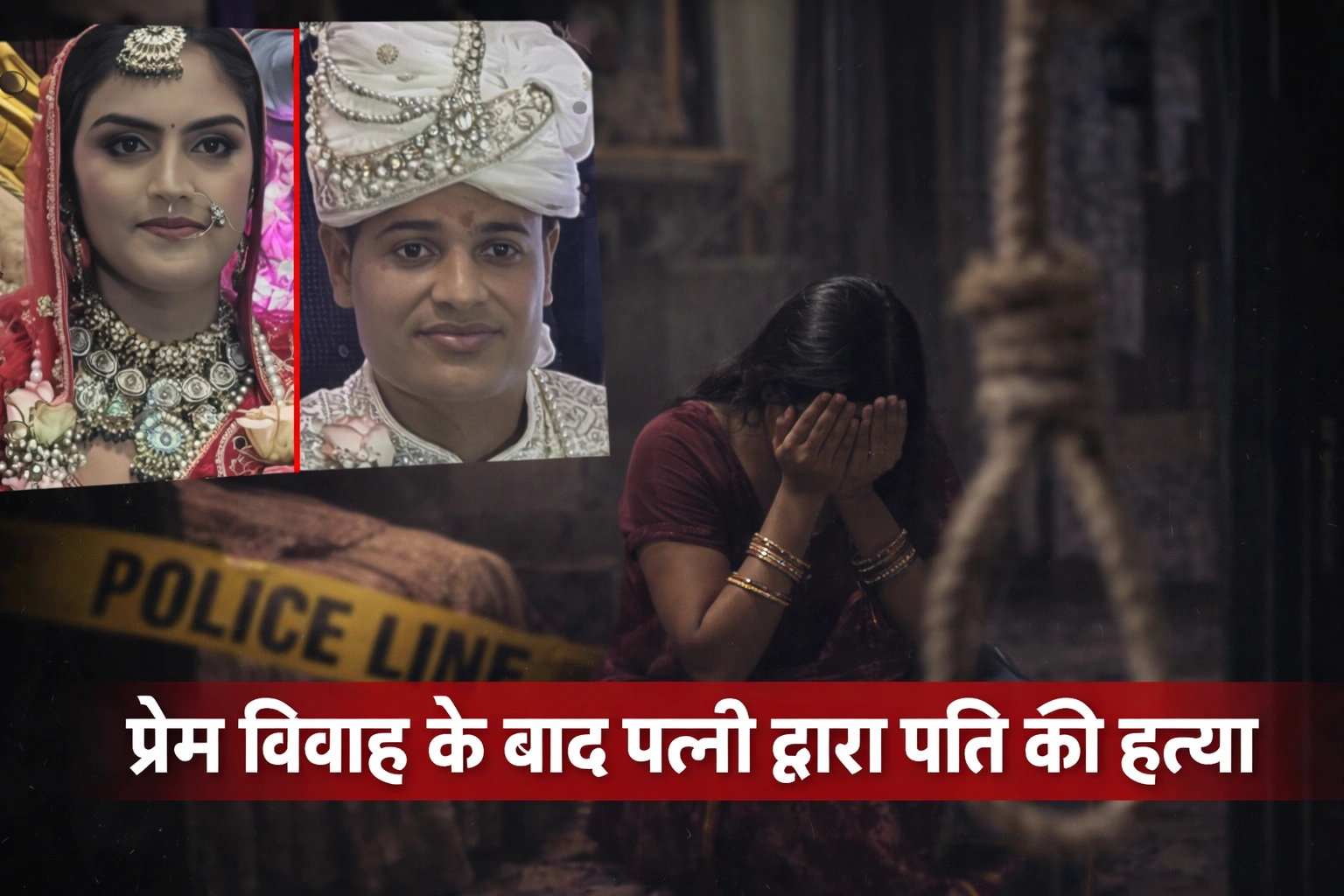 बरेली में प्रेम विवाह के बाद पत्नी द्वारा पति की हत्या का मामला